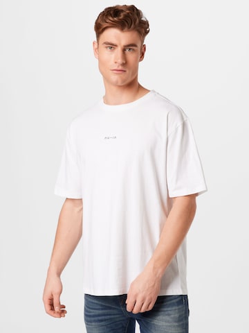 T-Shirt NU-IN en blanc : devant