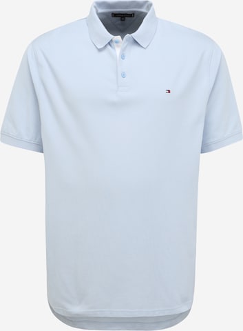 Tricou de la Tommy Hilfiger Big & Tall pe albastru: față