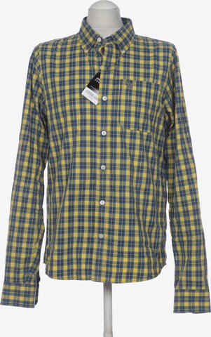 Abercrombie & Fitch Button Up Shirt in XL in Yellow: front
