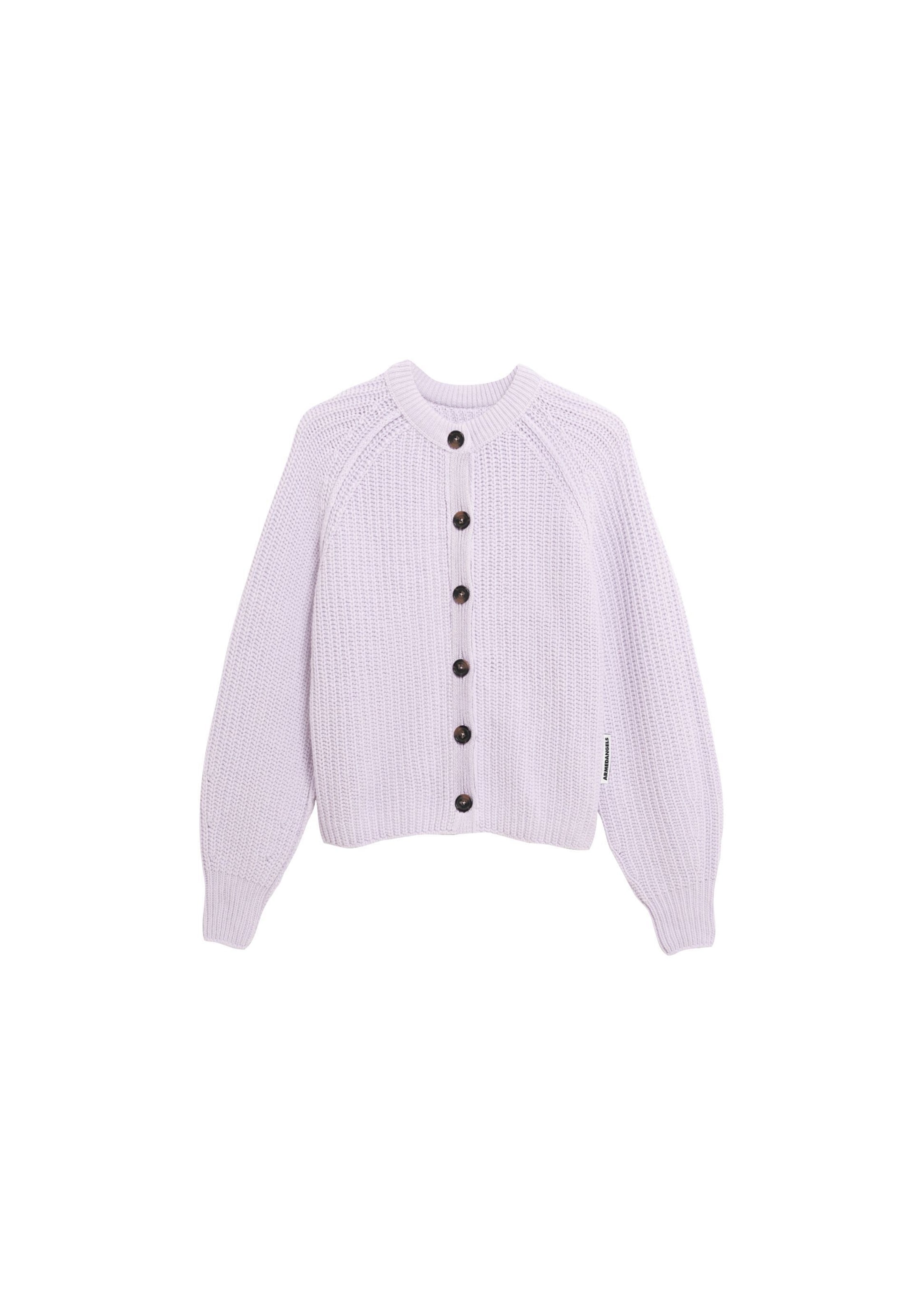 ARMEDANGELS Strickjacke SELMAA in Lila: Vorderseite