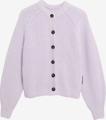 Cardigan ARMEDANGELS en violet : devant