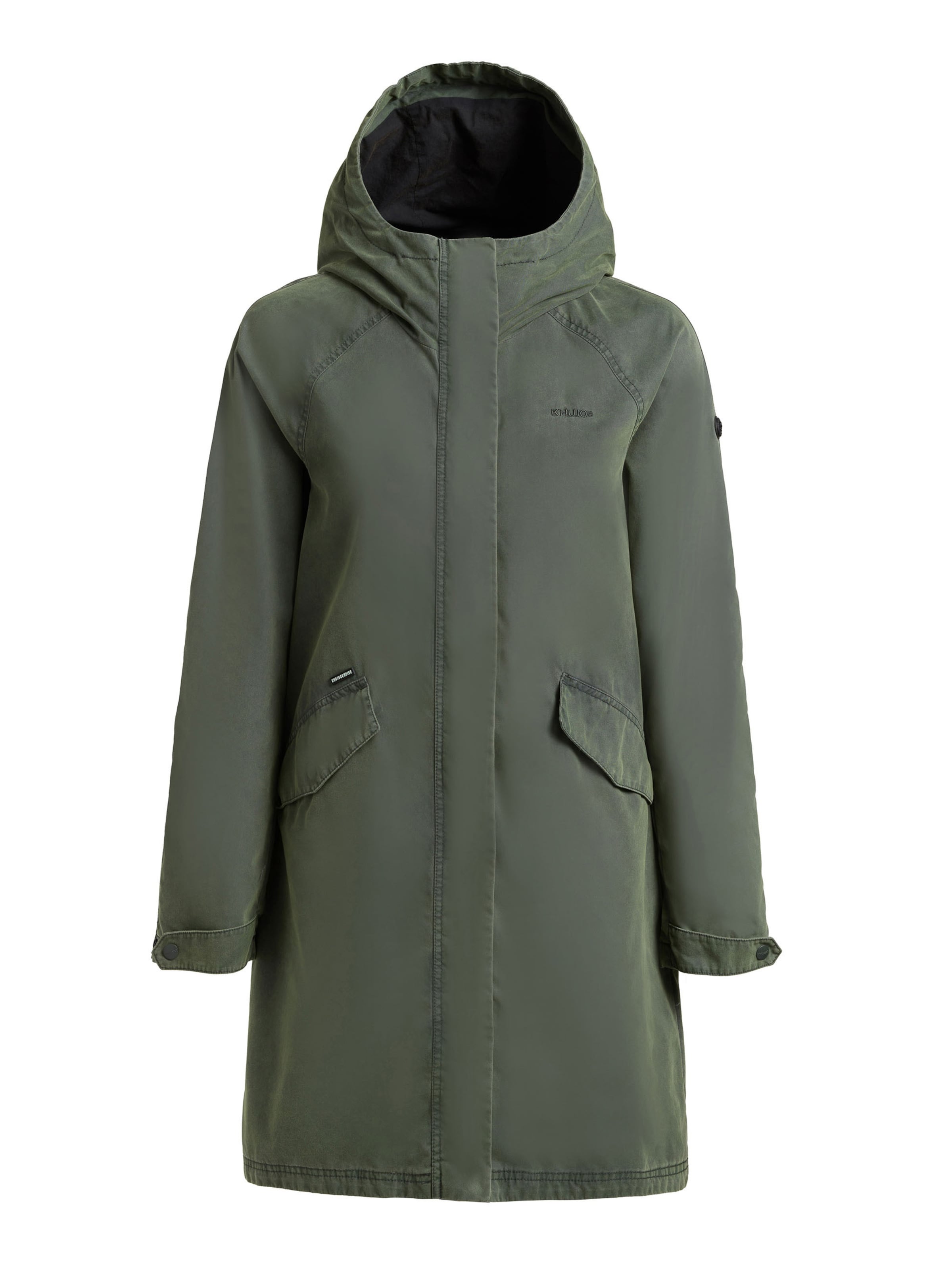 khujo Between-Seasons Coat 'Leal' in Olive, Item view