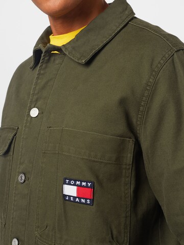 Tommy Jeans - Chaqueta de entretiempo en verde