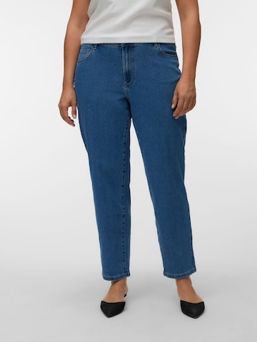 Vero Moda Curve Wide leg Jeans 'VMCLusia' in Blauw: voorkant