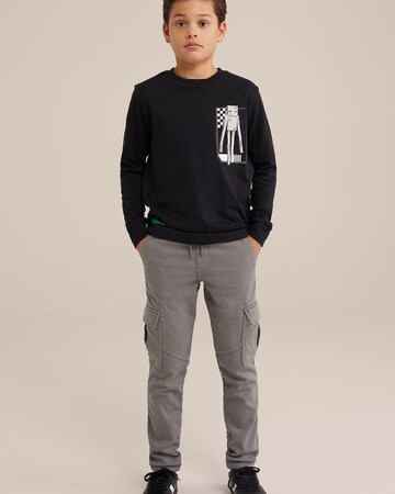 WE Fashion Tričko – černá