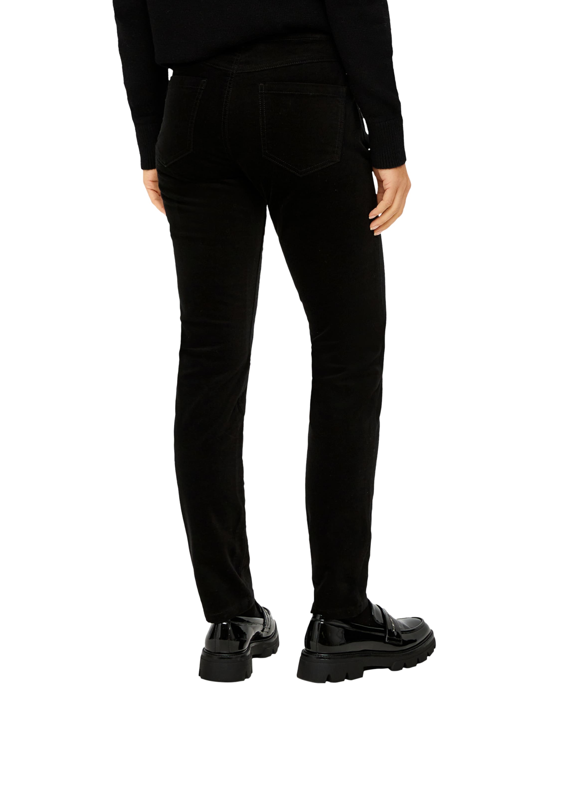 s.Oliver Slimfit Hose in Schwarz