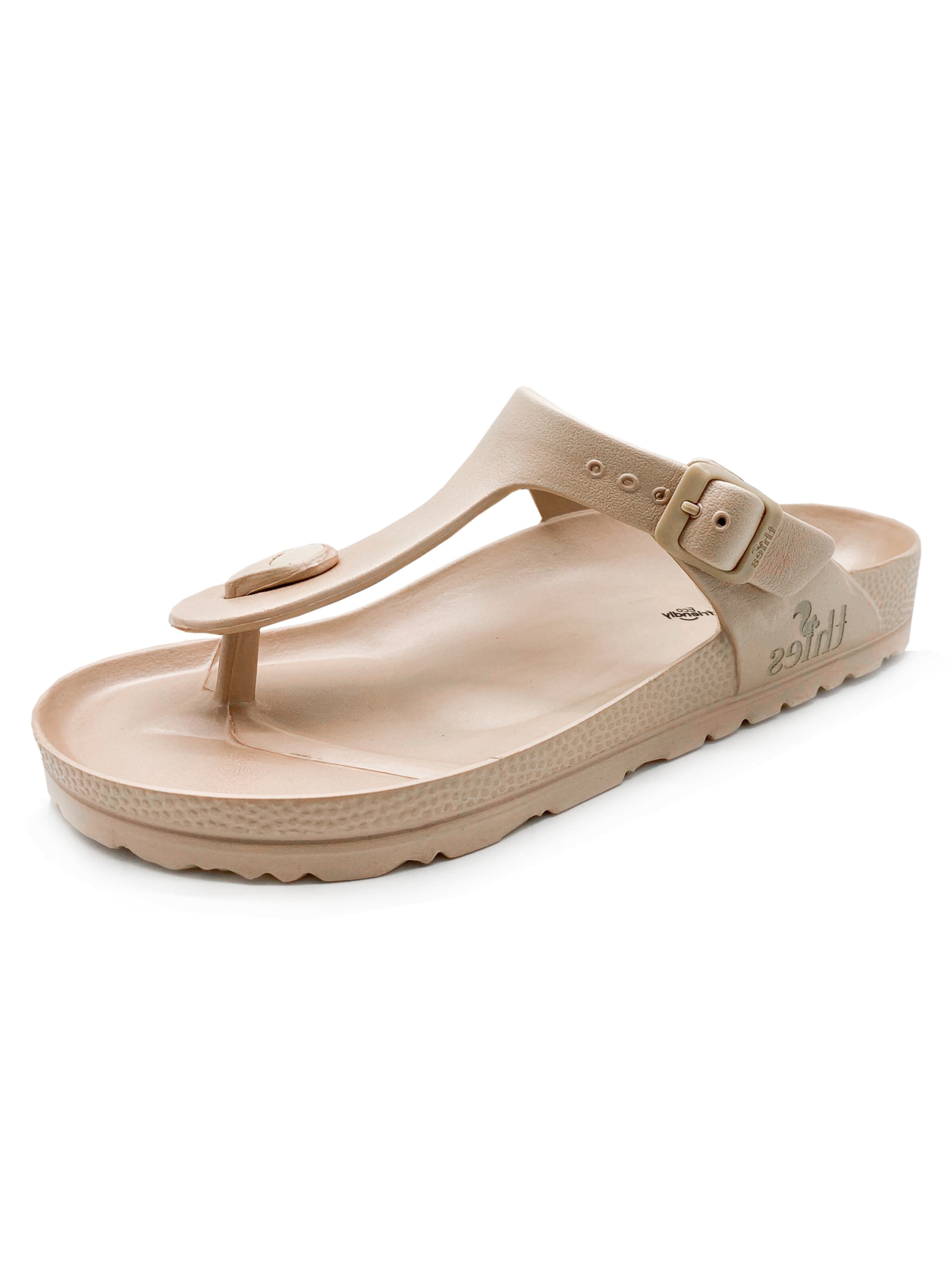 thies T-Bar Sandals '1856' in Brown: front