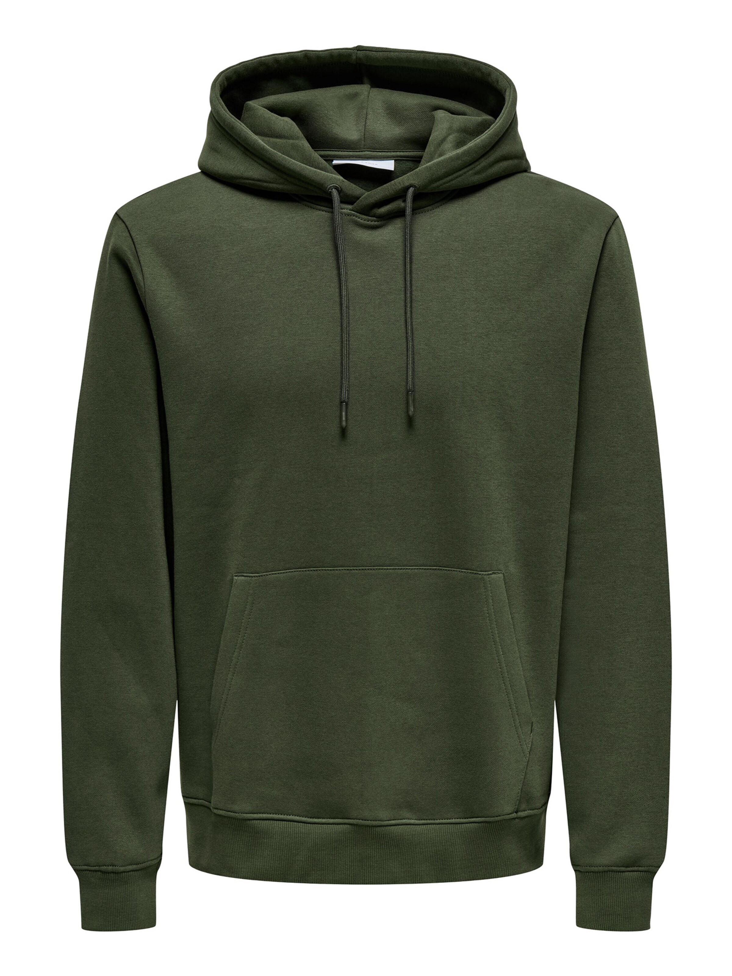 Only & Sons Sweatshirt 'Connor'‌‌ in Grün: Vorderseite