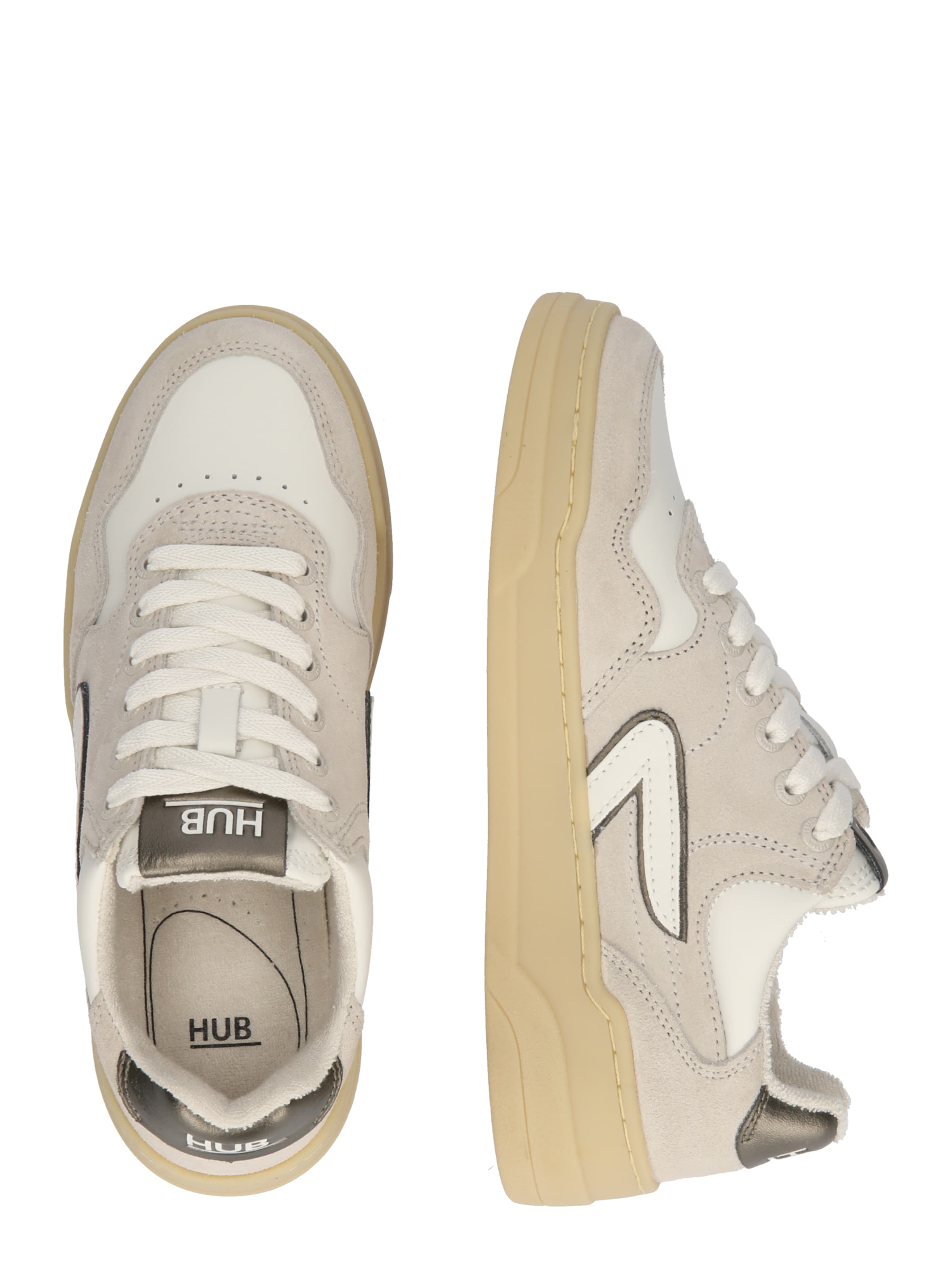 HUB Sneaker low 'Court S47' i hvid