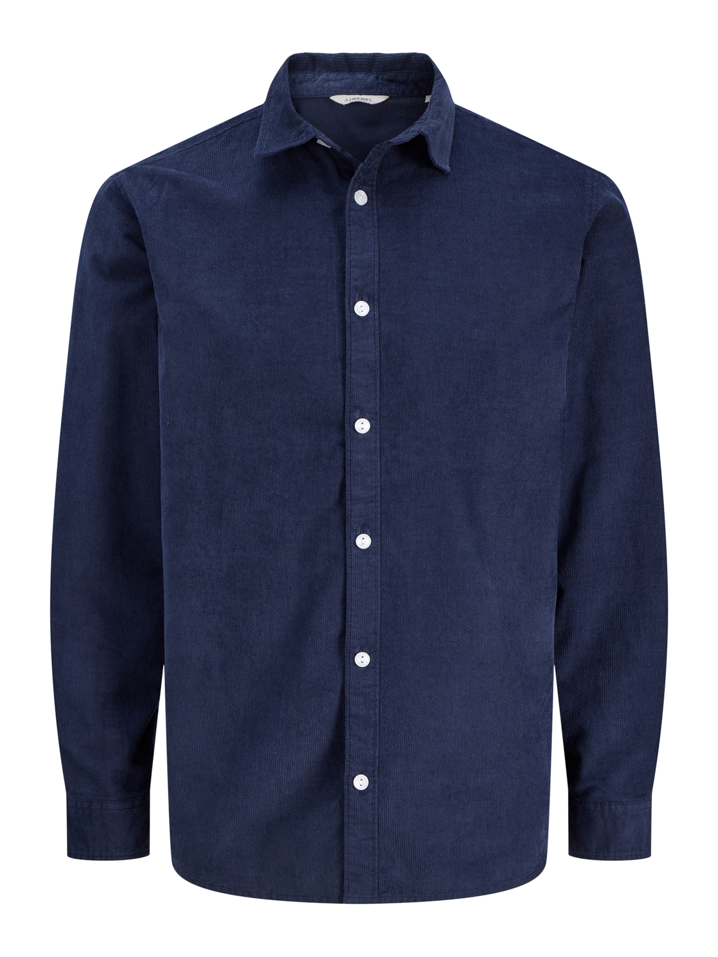 JJ Rebel - Ajuste regular Camisa 'JREBMICAH' en azul: frente