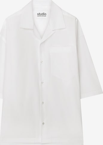 Studio Seidensticker Button Up Shirt in White: front