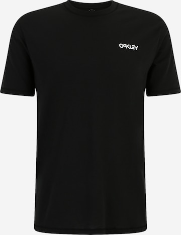 OAKLEYTehnička sportska majica - crna boja: prednji dio