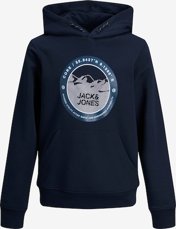 Sweat 'Bilo' Jack & Jones Junior en bleu : devant