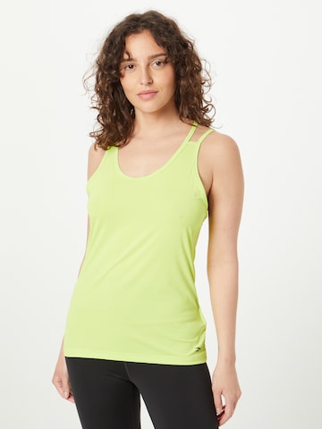 Reebok Sports Top 'Athletic' in Yellow: front