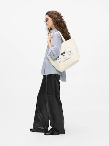 Karl Lagerfeld Shopper 'Ikon Choupette' in Wit