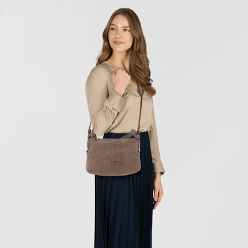 Sac bandoulière 'Rebekka' Coccinelle en beige