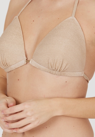 Athlecia Triangel Bikinitop 'Valeny' in Beige