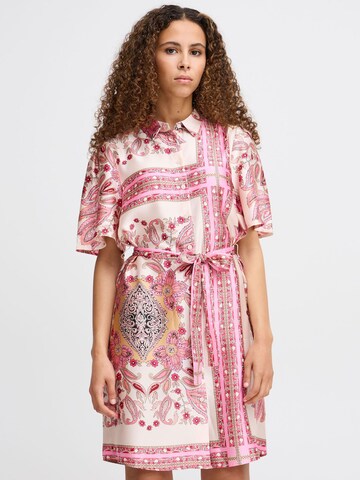 Abito 'IXBRIGITTE' di ICHI in rosa: frontale
