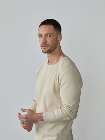 DAN FOX APPAREL Shirt 'Carl' in Beige: predná strana