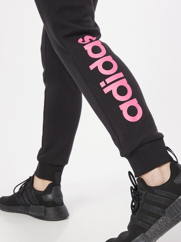 Effilé Pantalon de sport 'Essentials' ADIDAS SPORTSWEAR en noir