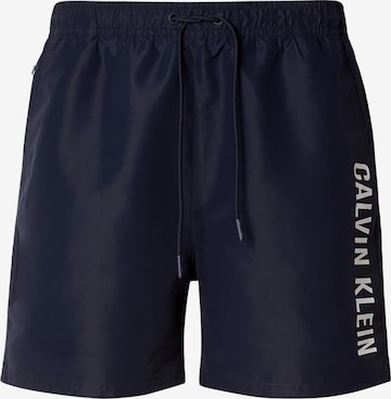 Calvin Klein Swimwear - Bermudas en azul: frente