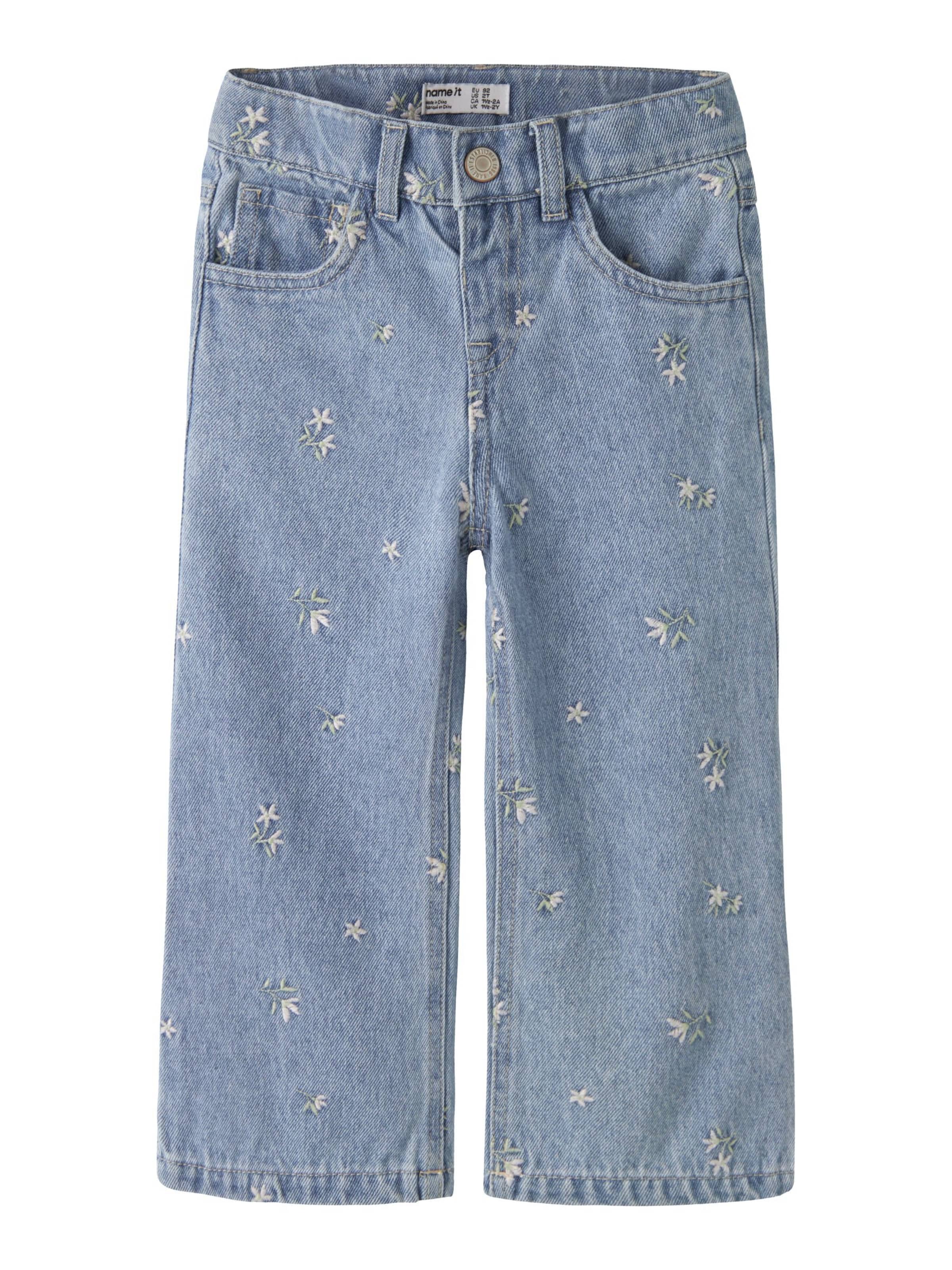 NAME IT Wide Leg Jeans 'NMFRose' i blå: forside