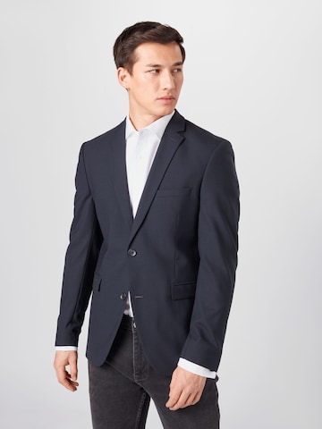 ESPRIT Regular fit Business-colbert in Blauw: voorkant