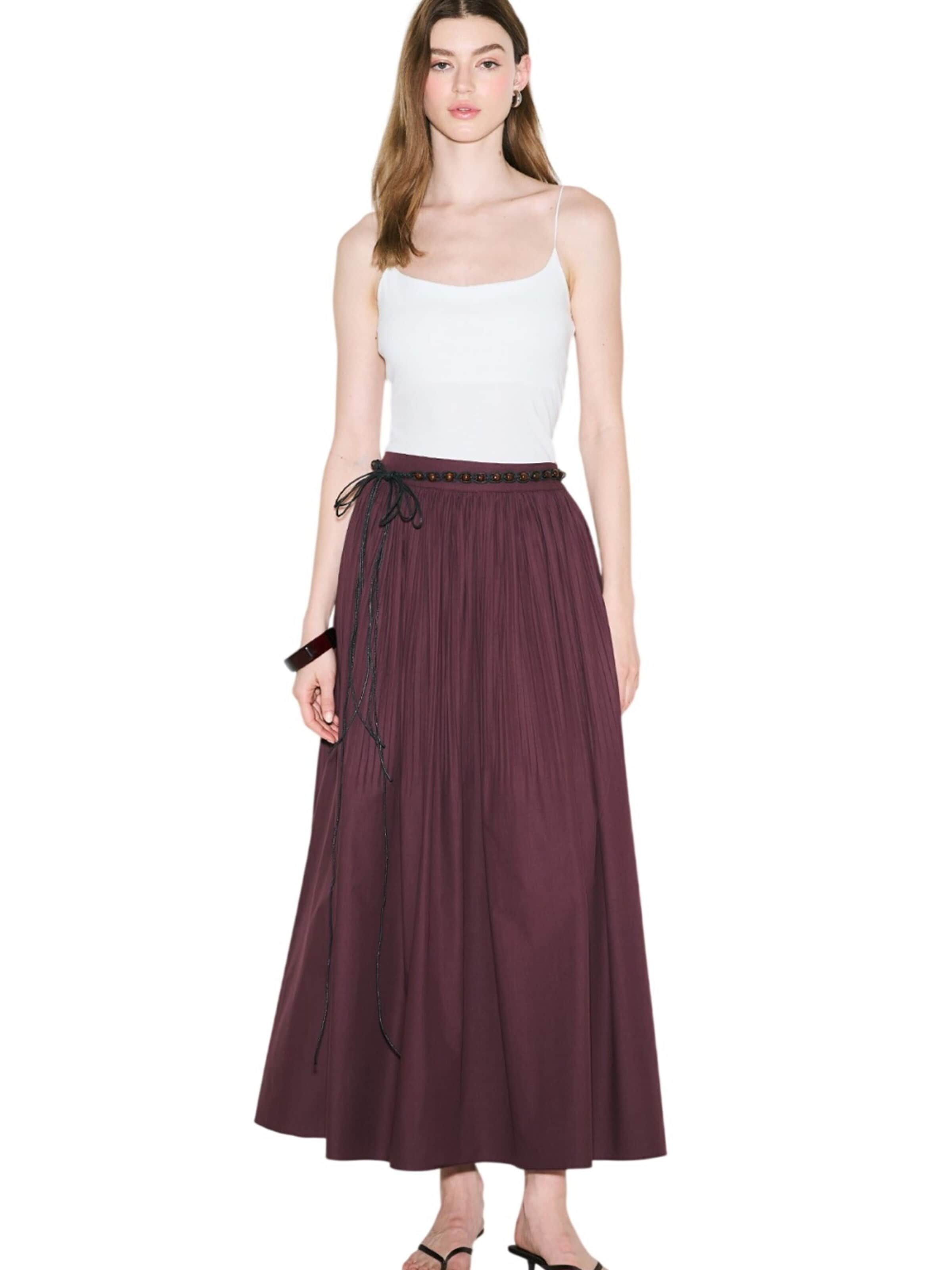 MANUKA Skirt in Purple: front
