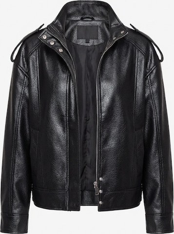 Veste mi-saison Ombre en noir : devant