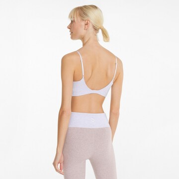 PUMA Bustier Sports-BH 'EXHALE' i grå