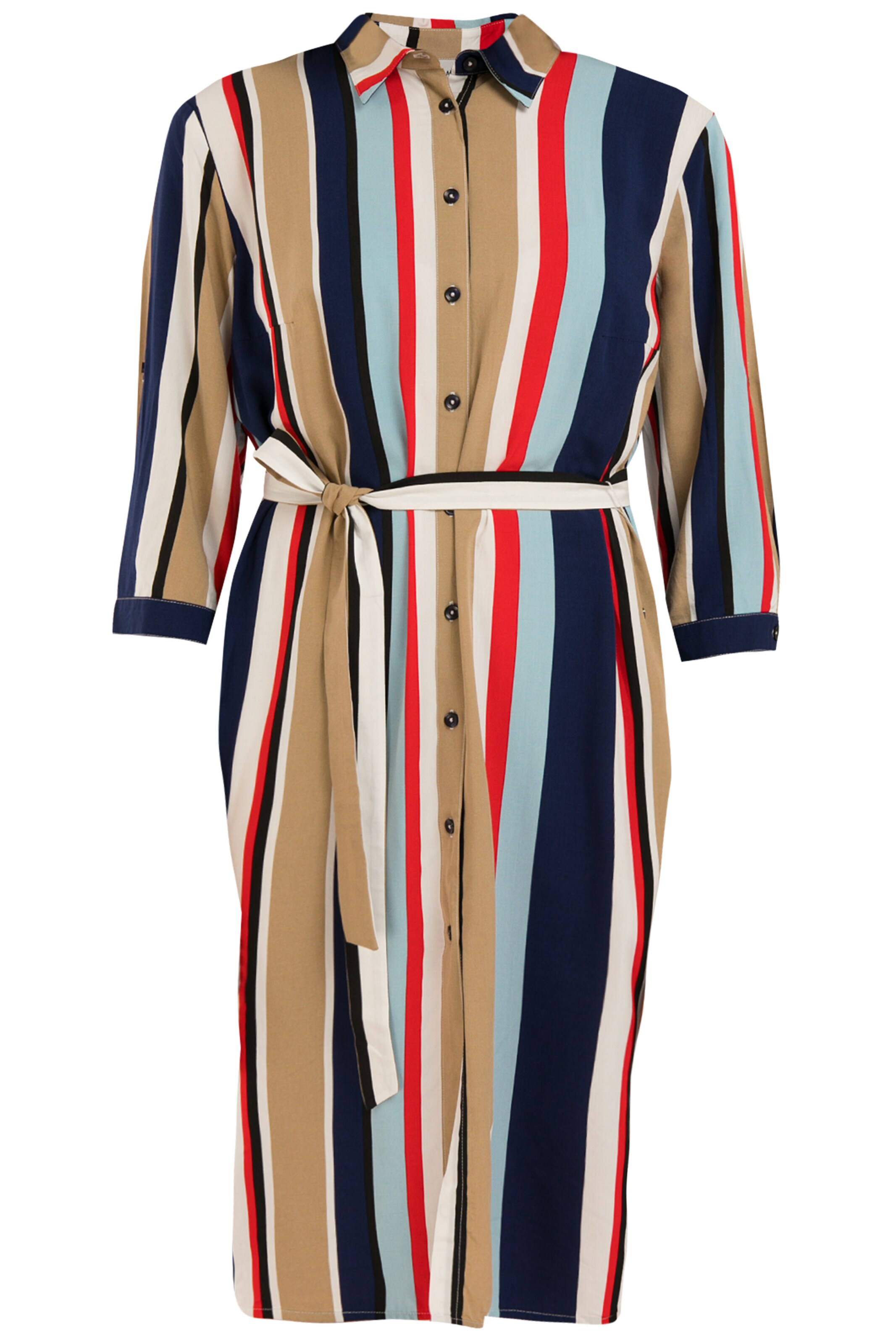Finn Flare Freizeitkleid in Beige: Vorderseite