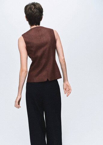 MANGO Vest 'Greta' in Red
