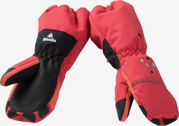 Gants WeeDo en rouge : devant