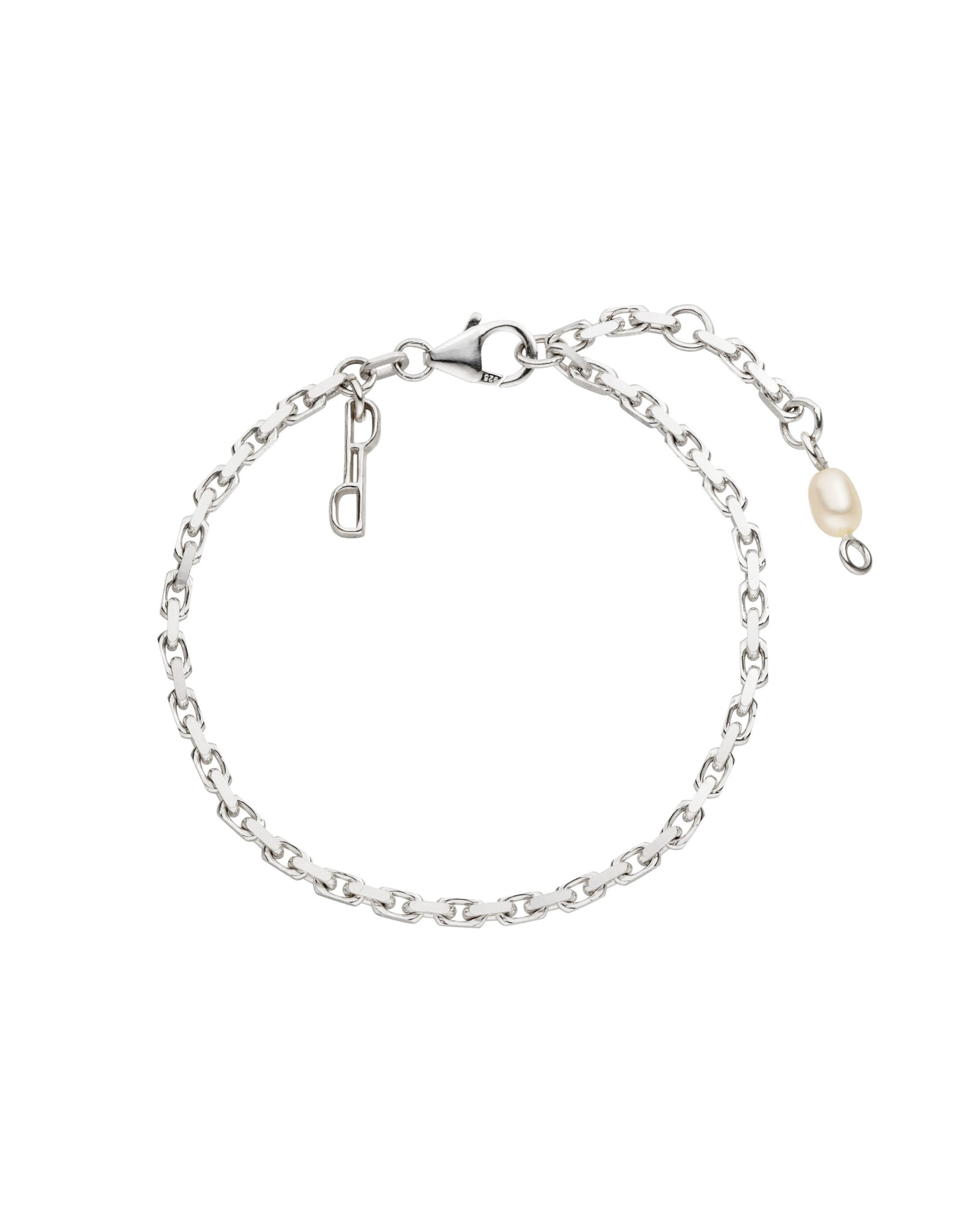 PURELEI Armband 'Gleam' in Silber: Vorderseite