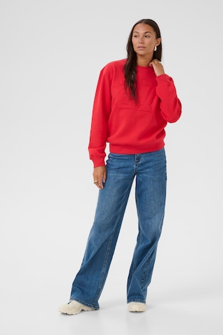 Kaffe Sweatshirt 'KAlea' in Red