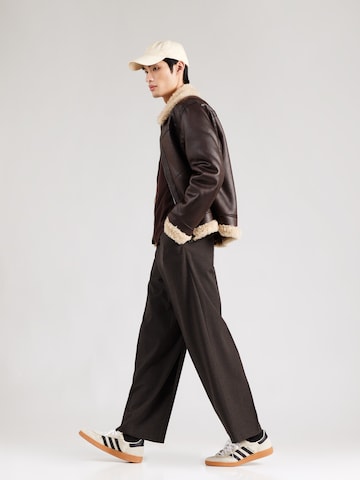 Baggy Pantalon à plis SCOTCH & SODA en marron