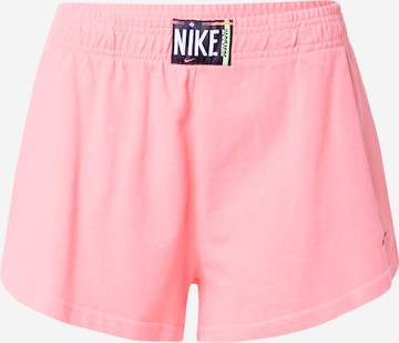 Pantaloni de la Nike Sportswear pe roz: față