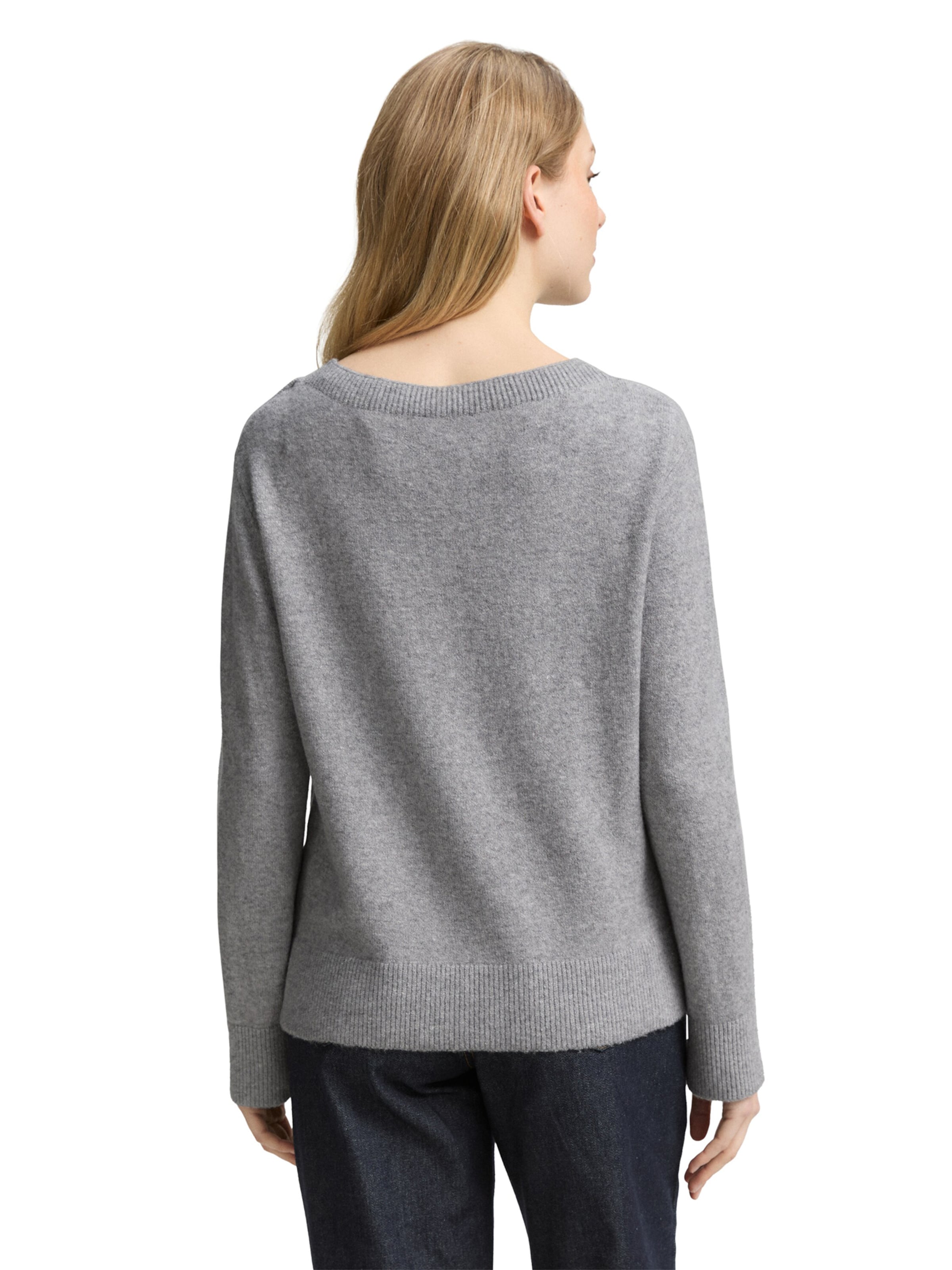 TOM TAILOR Pullover in Grau