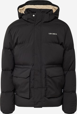 Les Deux Демисезонная куртка 'Maddox' в Черный: спереди