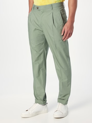 SCOTCH & SODA regular Παντελόνι πλισέ 'BLAKE' σε πράσινο: μπροστά