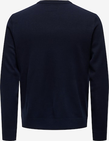 Only & Sons - Jersey 'XMAS' en azul