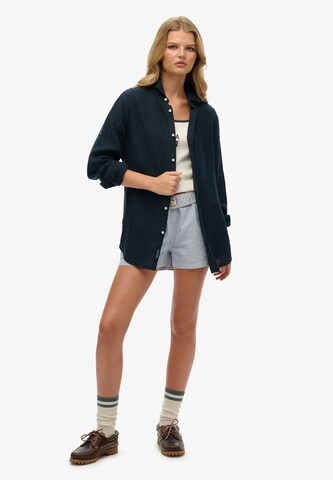 Chemisier Superdry en bleu