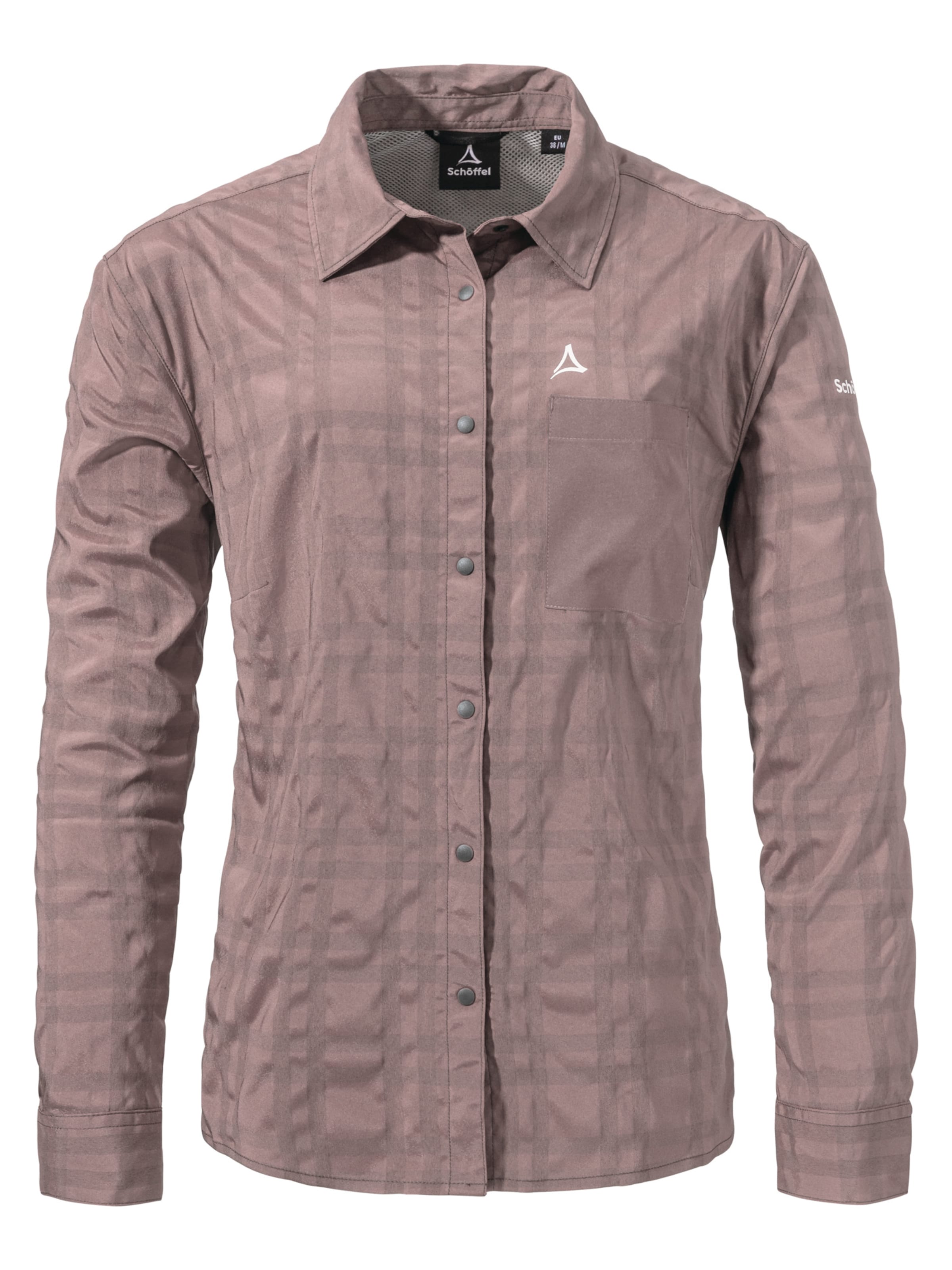 Schöffel Athletic button up shirt ' Bike Blouse Style Jalpuh WMS ' in Purple: front