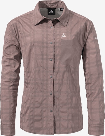 Schöffel Multifunctionele blouse ' Bike Blouse Style Jalpuh WMS ' in Lila: voorkant