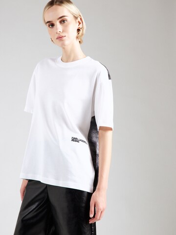 KARL LAGERFELD JEANS Póló - fehér
