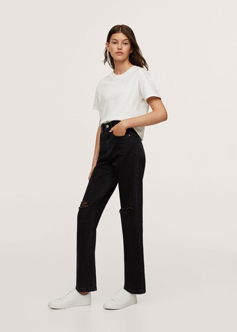 MANGO KIDS Wide leg Jeans in Black