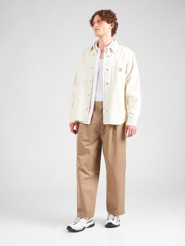 Loosefit Pantaloni con pieghe 'Marv' di Carhartt WIP in marrone