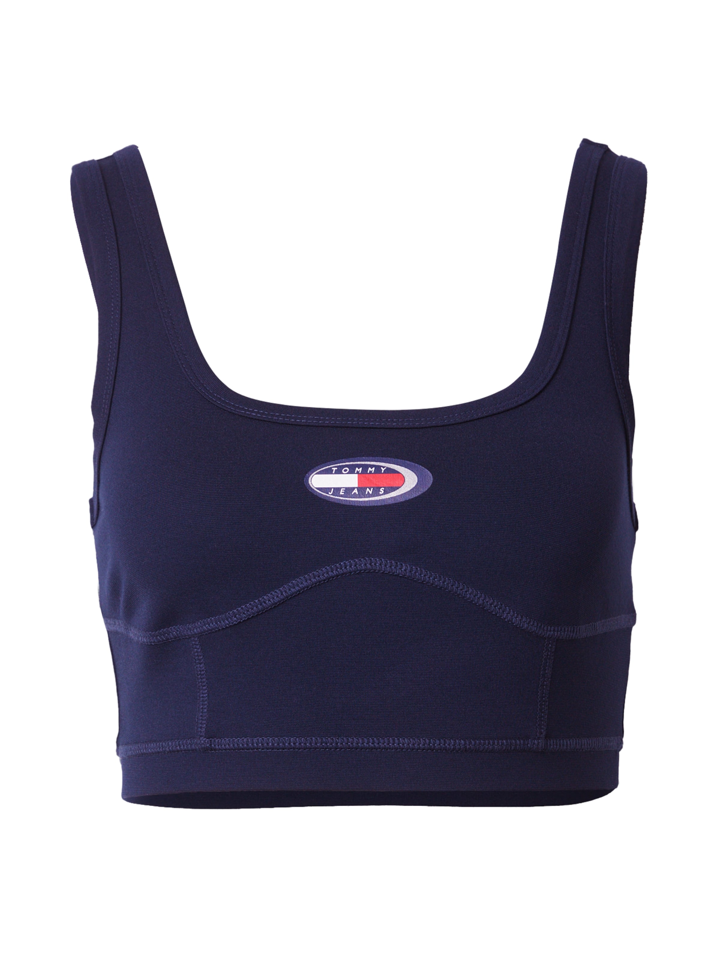 Tommy Jeans - Top en azul: frente