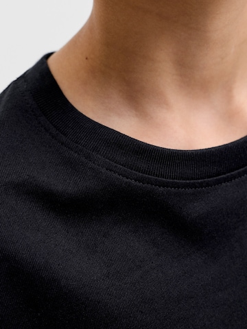 Jack & Jones Junior - Ajuste regular Camiseta 'JJEORGANIC' en negro
