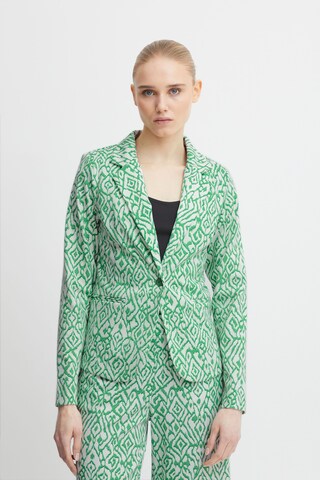 Blazer 'Kate' ICHI en vert : devant